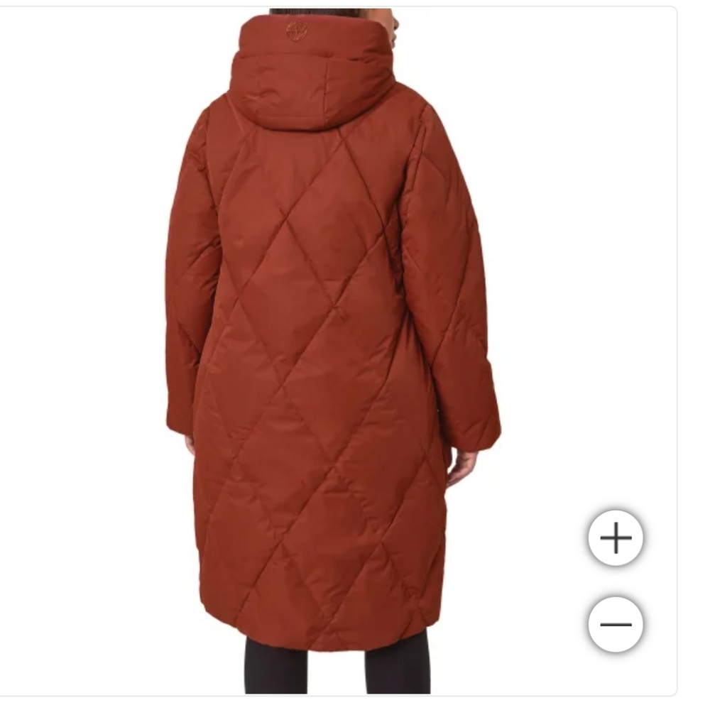 Mondetta Ladies Square Quilted Down Parka ~ nwt - Picture 2 of 7